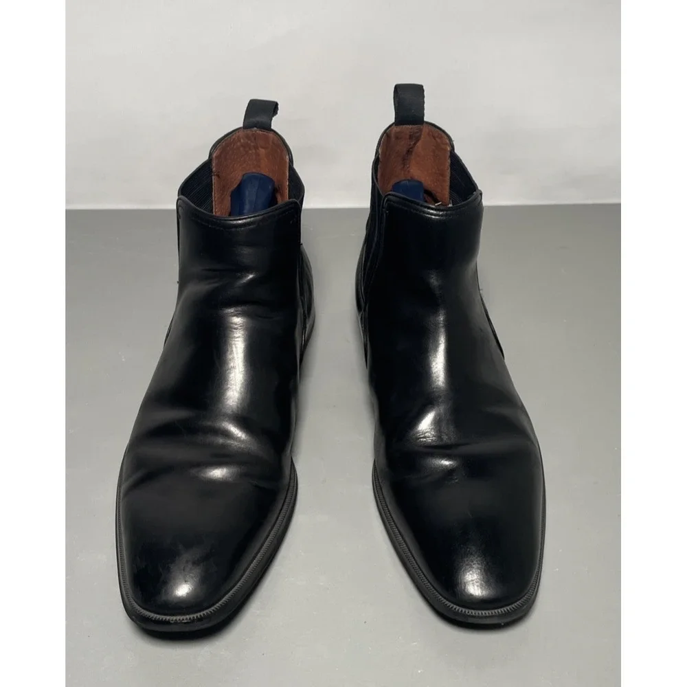Florsheim Men's Black‎ Leather Chelsea Boots Size 11 M